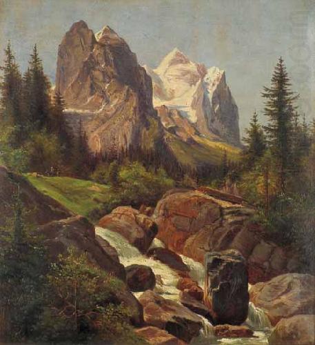 Wellhorn und Wetterhorn, Friedrich Paul Nerly